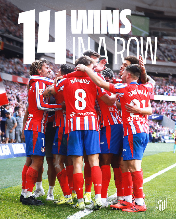 马德里竞技连胜起飞,强势登顶积分榜领先群英的简单介绍 马德里竞技连胜起飞,强势登顶积分榜领先群英的简单介绍