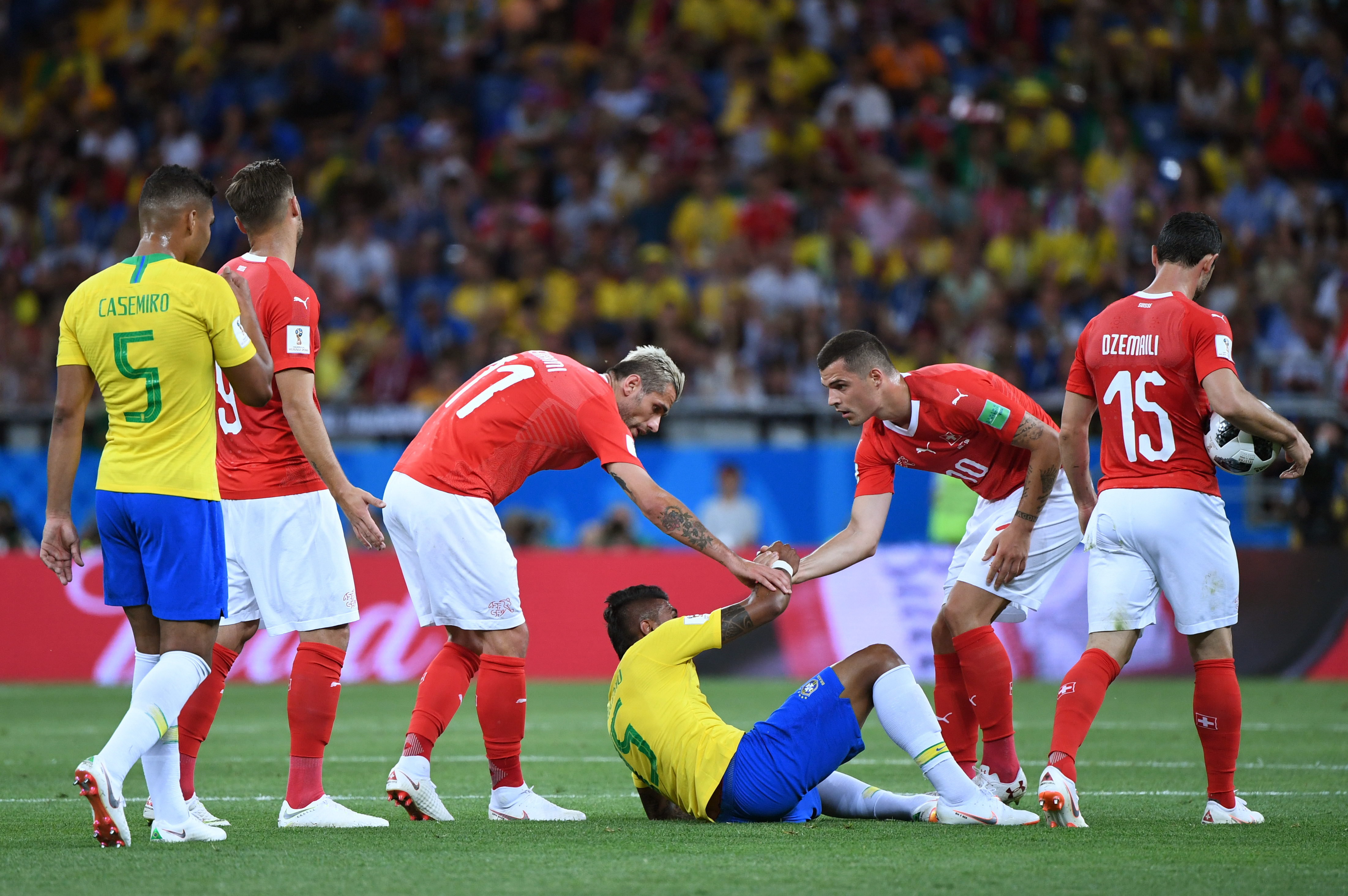 法国队在对阵瑞士队时取得胜利 法国队在对阵瑞士队时取得胜利